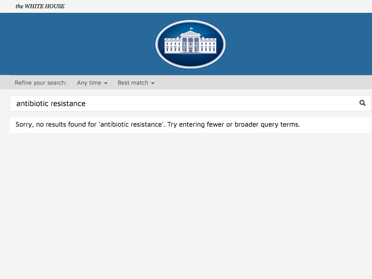 Is antibiotic resistance "Fake News"?